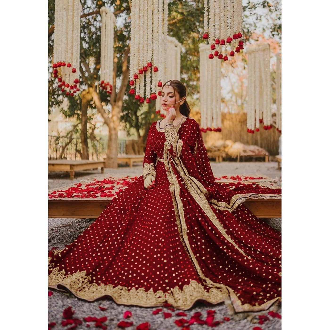 3 Piece Stitched Embroidered Maxi (Maxi, Dupatta, and Trouser)