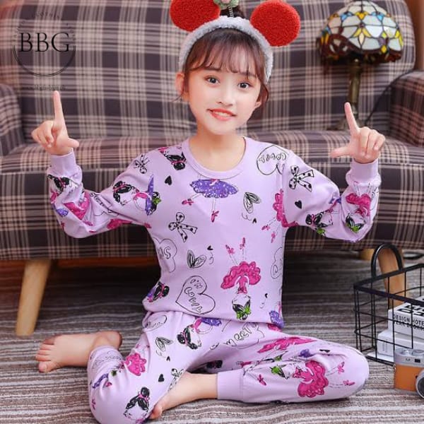 Soft Cotton Jersey Kids Night Suit - Cozy Sleepwear for Boys and Girls