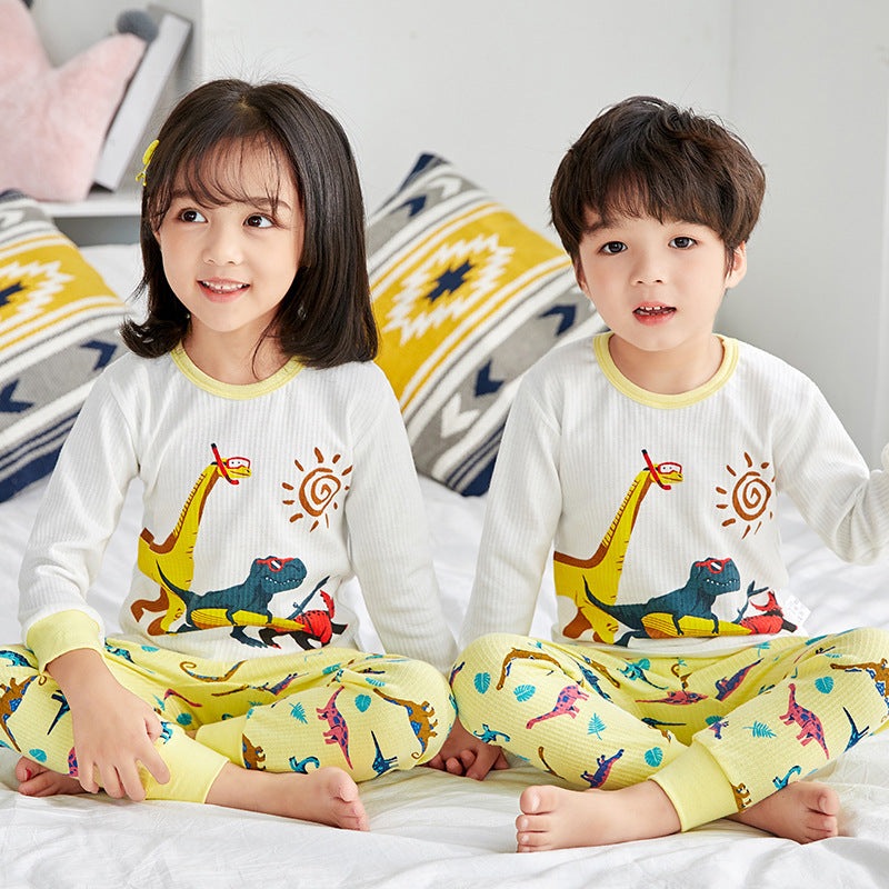 Soft Cotton Jersey Kids Night Suit - Cozy Sleepwear for Boys and Girls