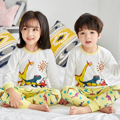 Soft Cotton Jersey Kids Night Suit - Cozy Sleepwear for Boys and Girls